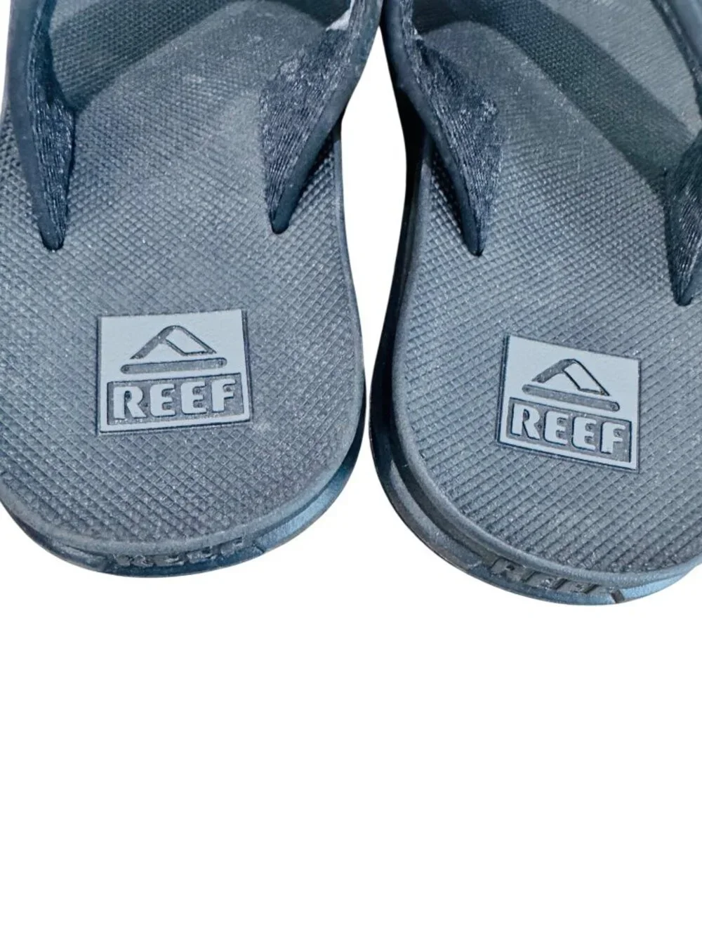 Reef Mens 7 Phantom Black Flip Flops Thong Beach Comfort Sandals Travel Casual